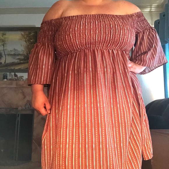 Dresses & Skirts - Off The Shoulder Bell Sleeve Dress